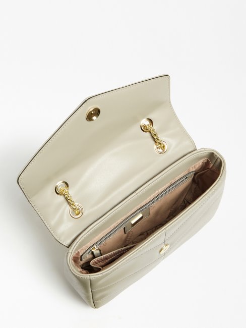 Sac Crossboy Matelassé Gris Guess Natalie