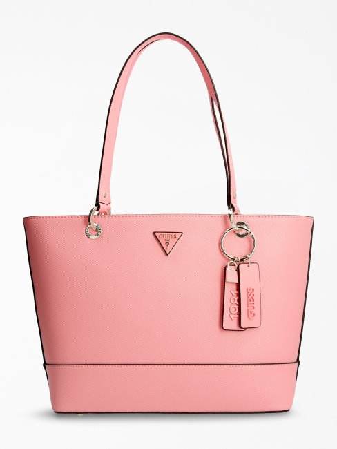 Guess Noelle Logo Charm Shopper Rose