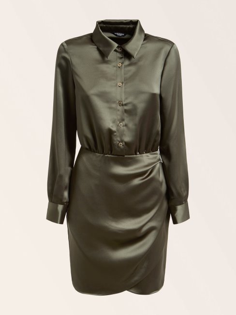 Guess Vert Marciano Peignoir En Satin