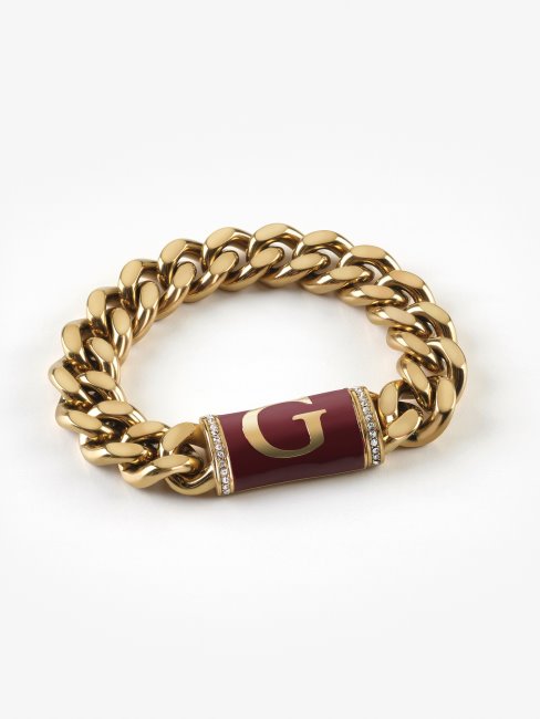 Bracelet De Chaîne De Chaîne De Chaîne En Or Guess
