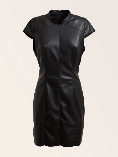 Peignoir Simili Cuir Marciano Noir Guess