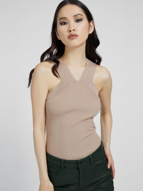 Pull Débardeur Beige Guess