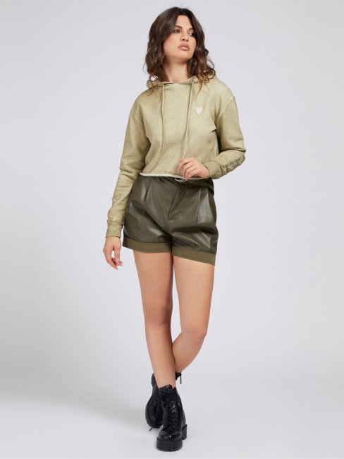 Sweat Guess Beige Effet Usé