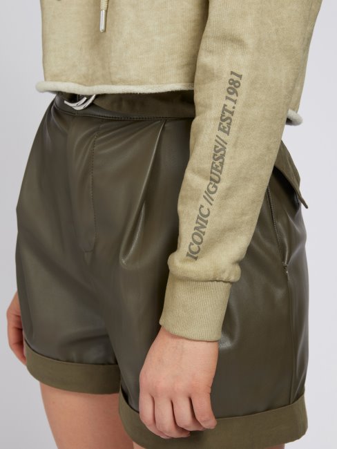 Sweat Guess Beige Effet Usé