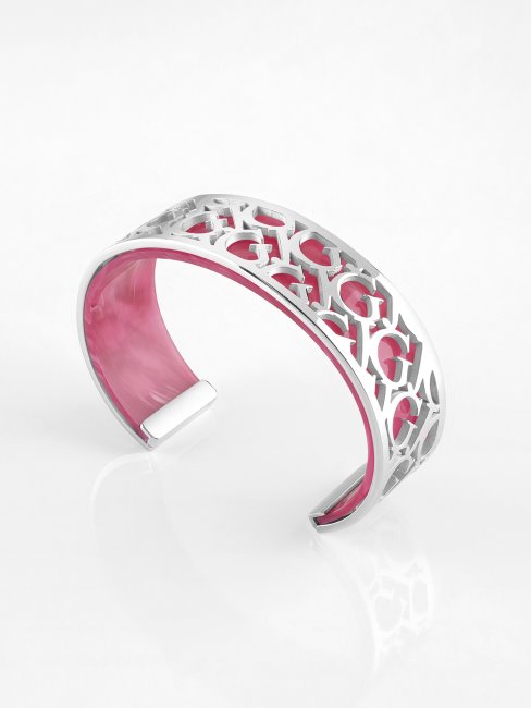 All-about-logo-bangle-bracelet Argent Guess