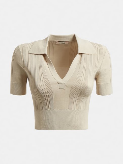 Guess Pull Beige Crop Top