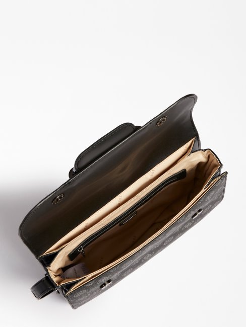 Hensely 4g Peony Logo Sac à Bandoulière Guess Noir Multi