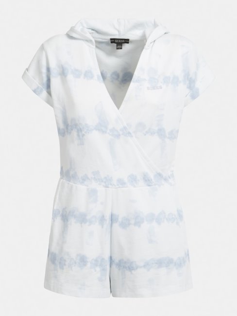 Combinaison Courte Blanche Multi Tie-dye Guess