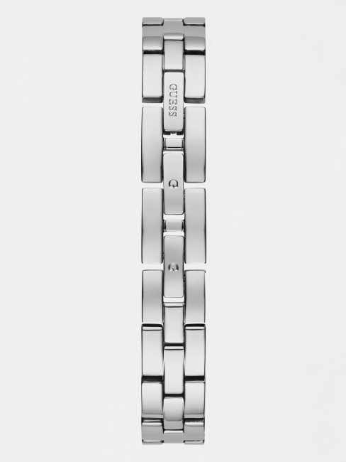 Montre Analogique En Cristal De Mode Argent Guess Nouvelle Tendance
