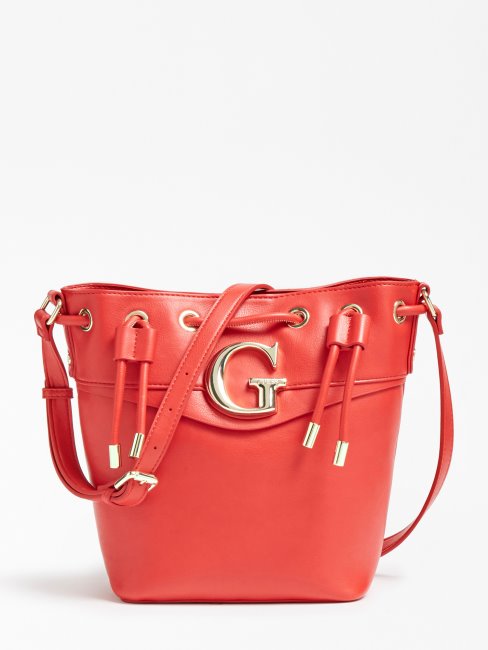 Guess Sac Seau Geneviève Rouge