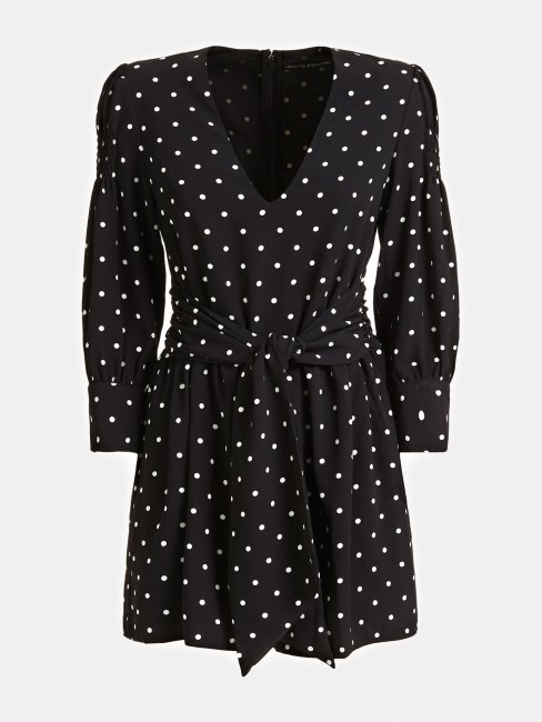 Barboteuse Imprimée Sur L'ensemble Noir Multi Guess