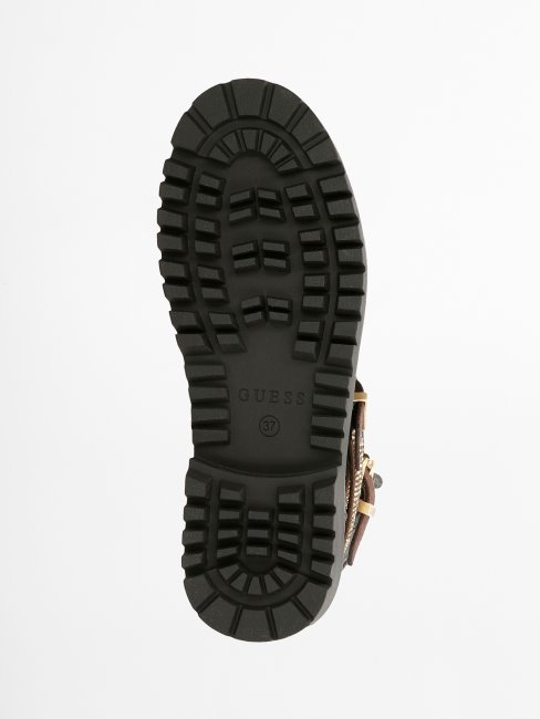 Bottines Guess Ornina 4g Logo Marron