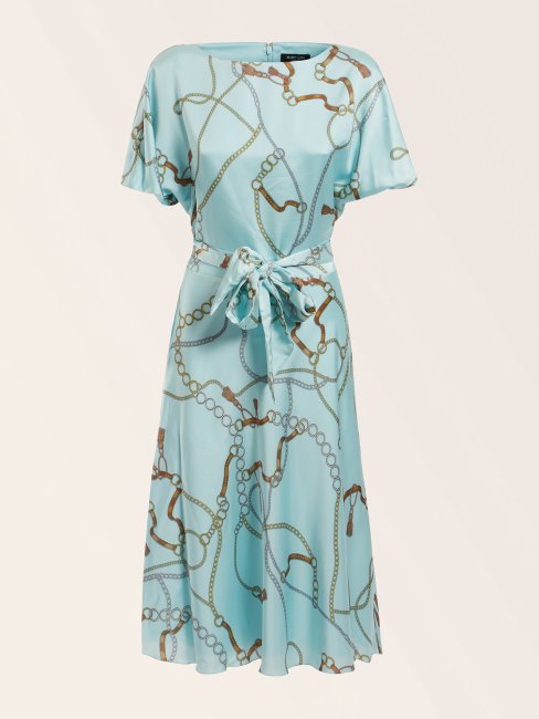 Robe Marciano Imprimé All Over Guess Bleu Clair