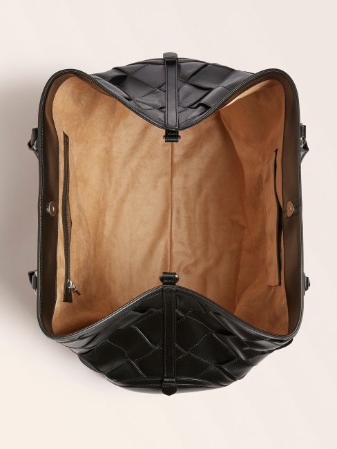 Sac à Main Guess Giorgia Grand Luxe En Cuir Véritable Noir