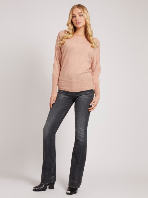 Pull Guess Chiné Cachemire Beige