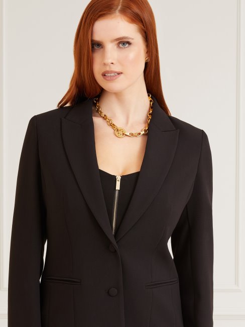 Blazer Marciano Noir Coupe Slim Guess