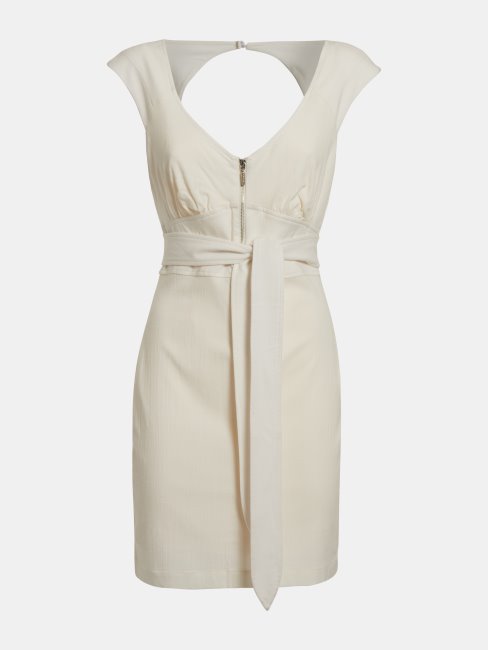 Robe Zip Devant Guess Blanc