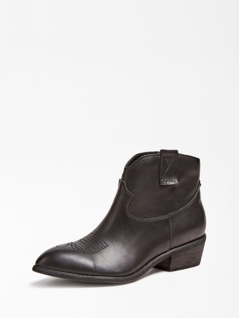 Guess Bottines Sienna Camperos Noires
