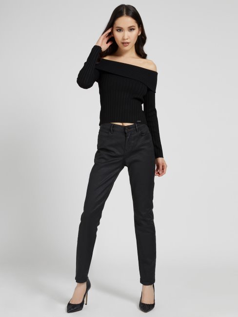 Pull à épaules Dénudées Guess Noir