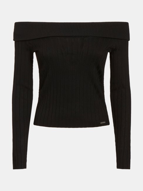 Pull à épaules Dénudées Guess Noir