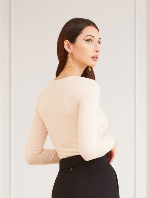 Top Crème Drapé Guess Marciano