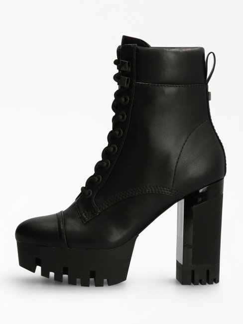 Geovey Bottines à Clous Noir Guess