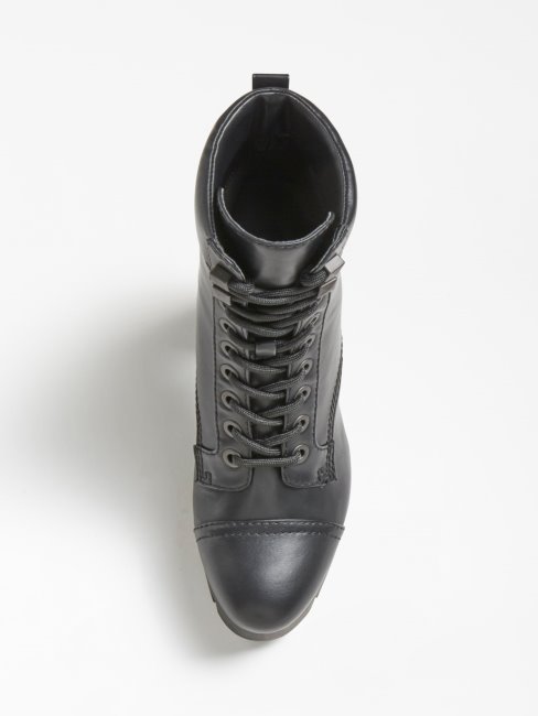 Geovey Bottines à Clous Noir Guess