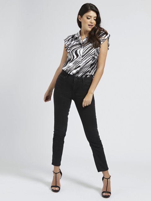 Jean Skinny Guess Gris