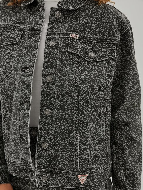 Veste En Jean Regular Fit Guess Vert