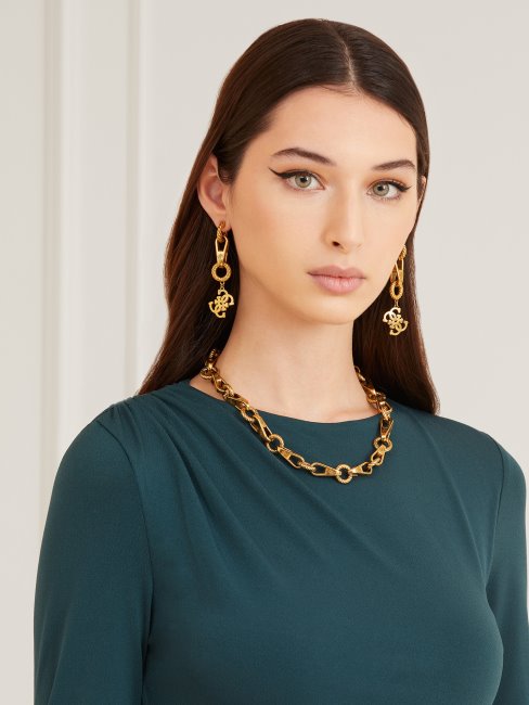 Robe Drapée Marciano Guess Bleu