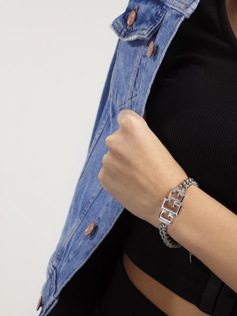 Guess Iconique-glam-bracelet-bracelet Argent
