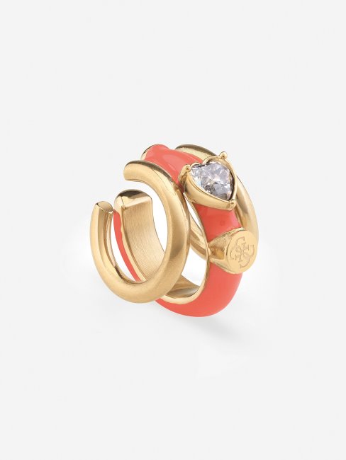 Boucles D'oreille Oreille Néons Orange Guess