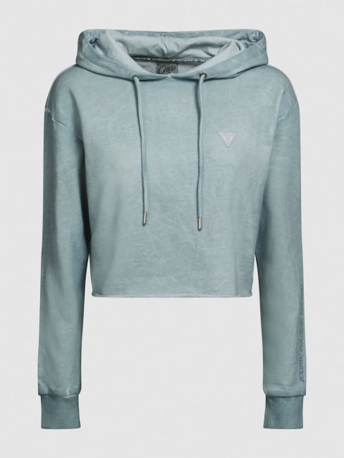 Sweat Guess Bleu Clair Effet Usé