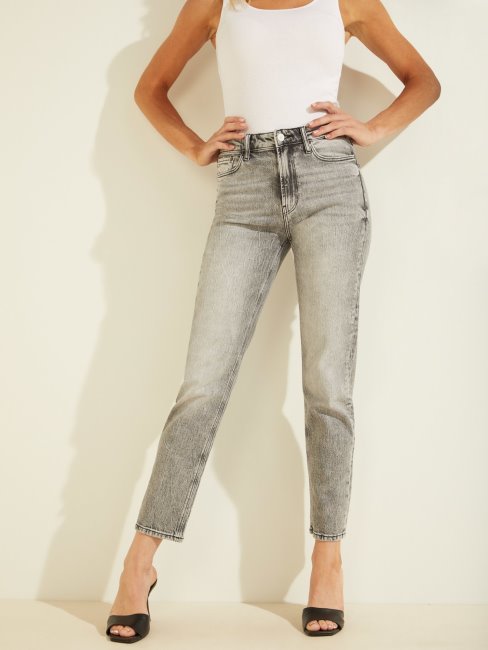 Pantalon En Denim Coupe Décontractée à L'aspect Usé Bleu Guess