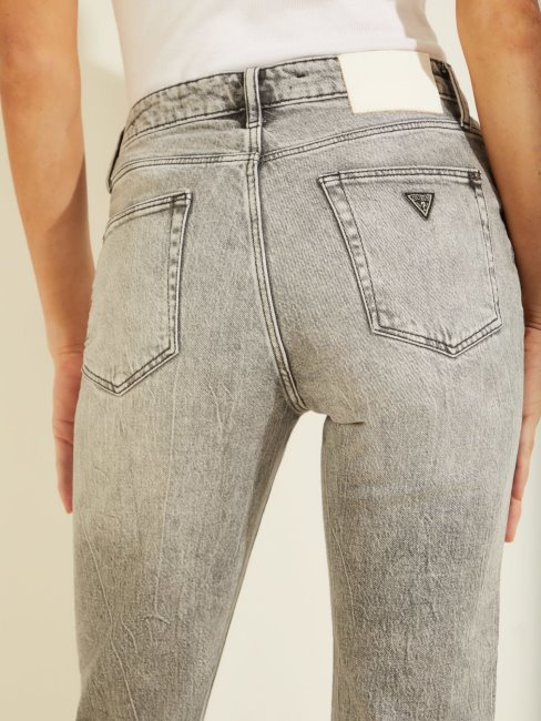 Pantalon En Denim Coupe Décontractée à L'aspect Usé Bleu Guess
