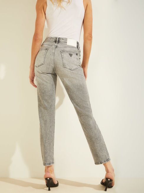 Pantalon En Denim Coupe Décontractée à L'aspect Usé Bleu Guess