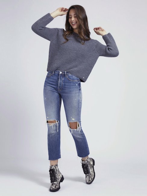 Pull Guess Gris Ajouré