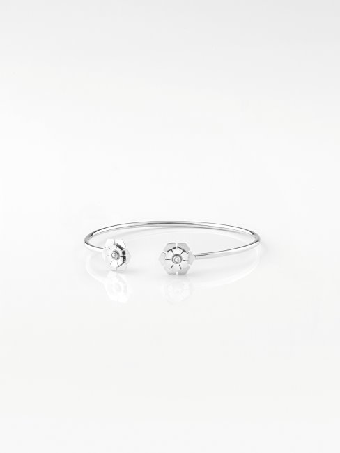 Guess Bracelet Pivoine Argent