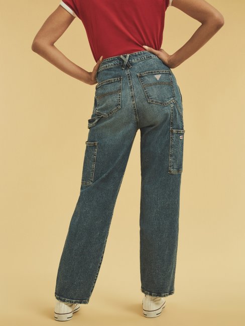 Pantalon Cargo Bleu Guess