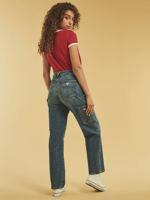 Pantalon Cargo Bleu Guess