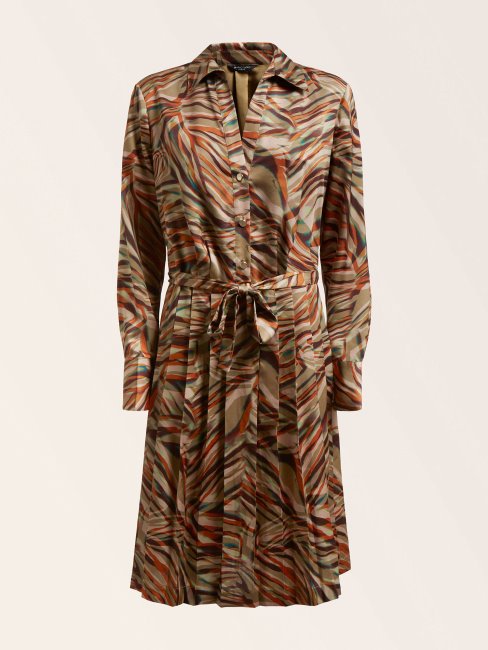 Marciano Robe Imprimée Sur L'ensemble Guess Multi Beige