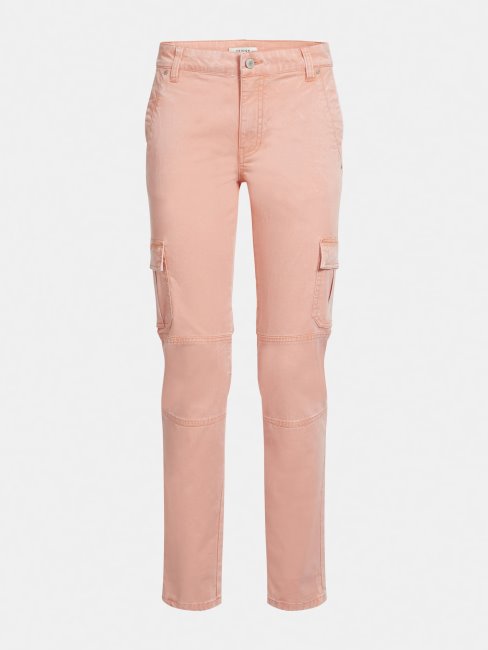 Pantalon Cargo Skinny Fit Guess Orange