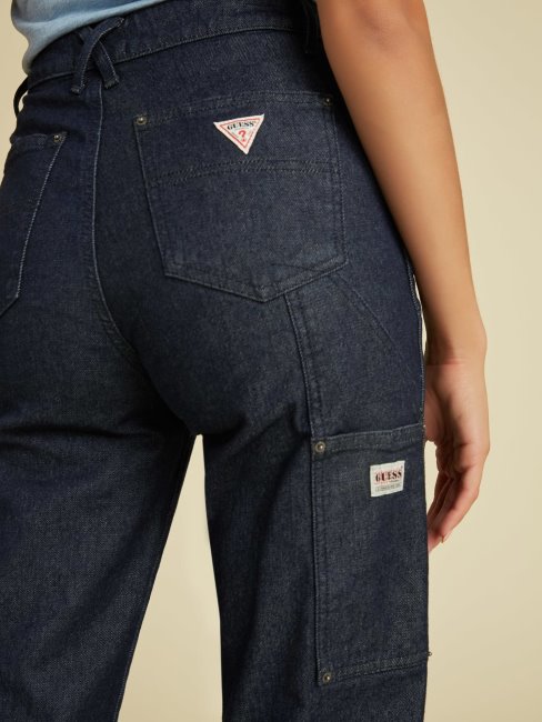 Guess Pantalon Cargo Bleu Foncé