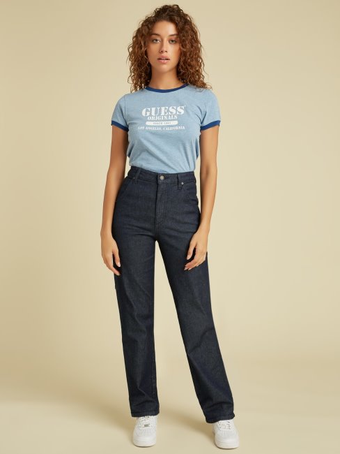 Guess Pantalon Cargo Bleu Foncé