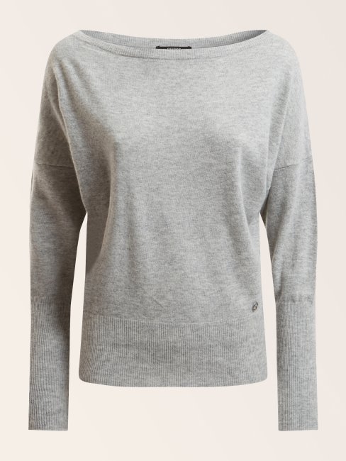 Pull Guess En Mélange De Cachemire Gris