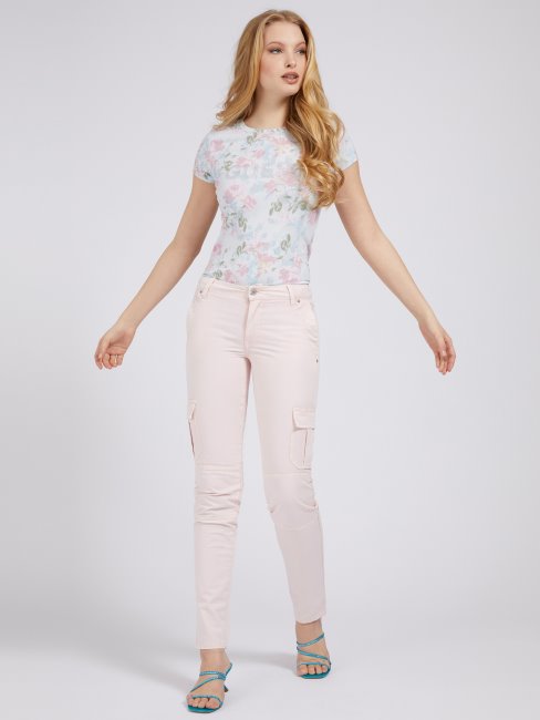 Pantalon Cargo Skinny Rose Clair Guess