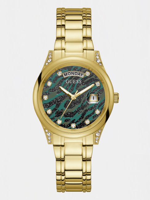 Montre Analogique De Données En Or Rose Guess