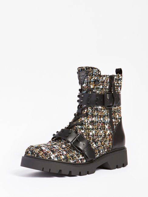 Guess De Combat Blanche Multi Rodeta Tweed