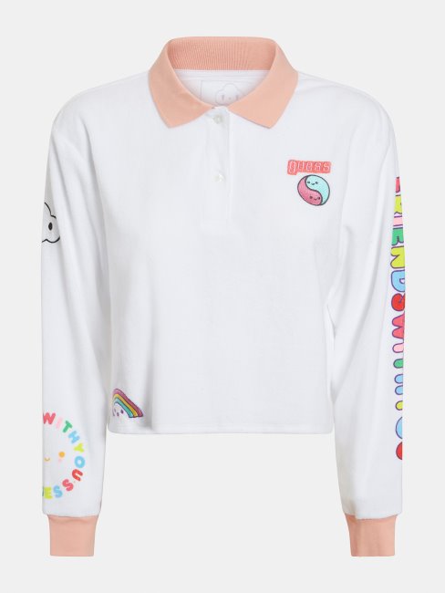 Polo Court Guess Blanc Multi