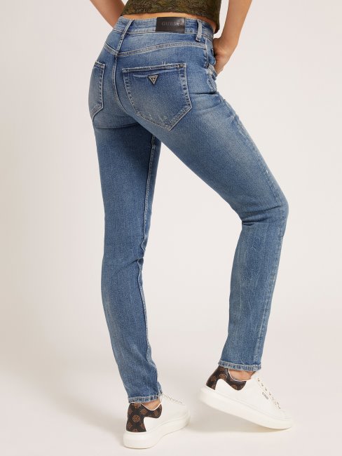 Pantalon Coupé Super Stretch Bleu Guess